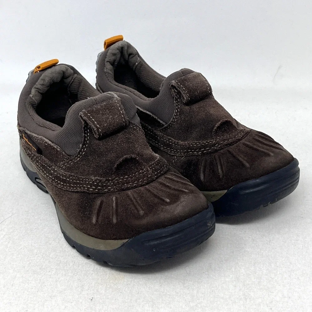 Timberland Toddler Kids Brown Suede Leather Slip On Shoes Sz 11 Gorpcore Preppy